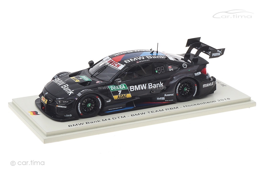 BMW M4 DTM Hockenheim 2018 Bruno Spengler Spark 1:43 SG630