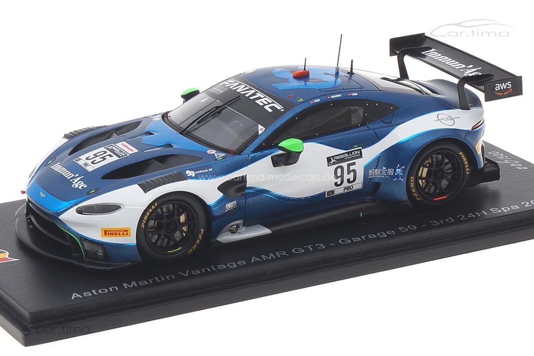 Aston Martin Vantage AMR GT3 24h Spa 2021 Gunn/Thiim/Sørensen Spark 1:43 SB431