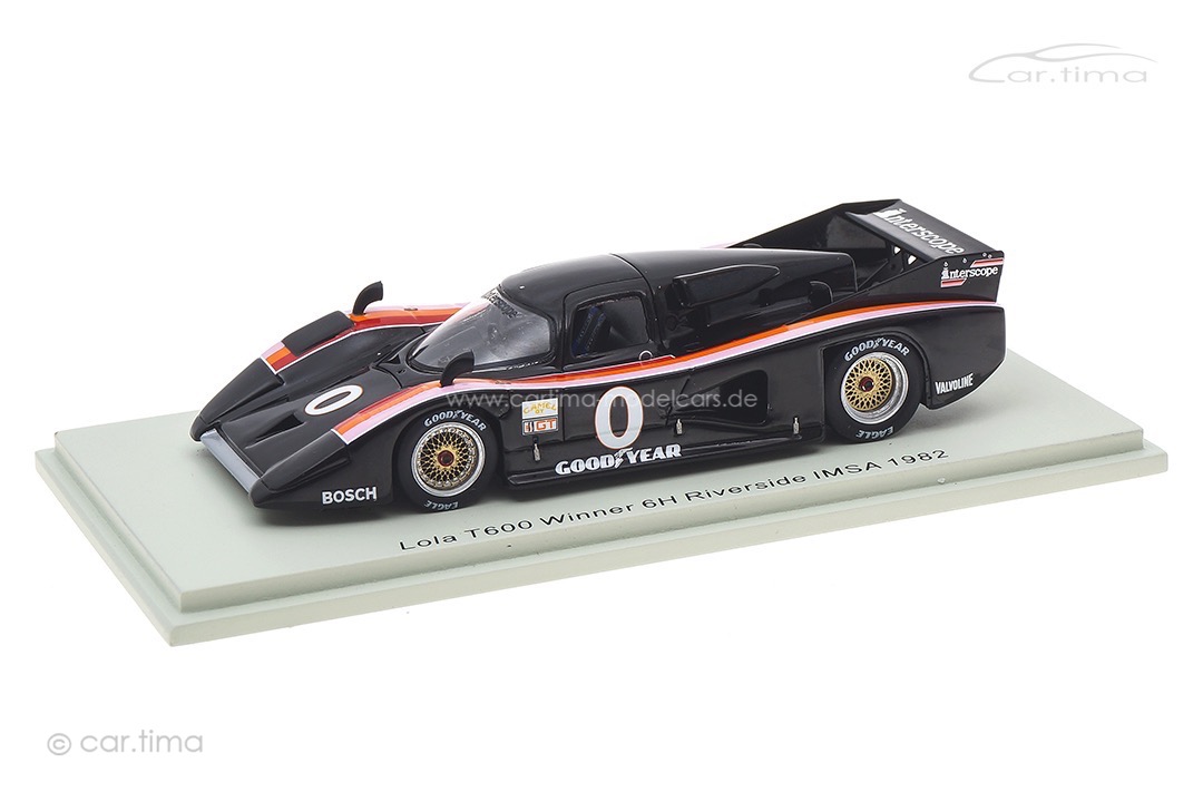 Lola T600 Winner 6h Riverside IMSA 1982 Field/Whittington Spark 1:43 S8602