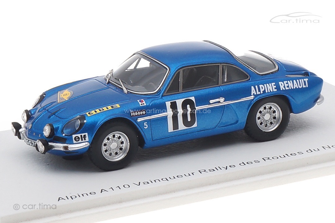 Alpine A110 Rallye des Routes du Nord 1963 Vinatier/Callewaert Spark 1:43 SF231