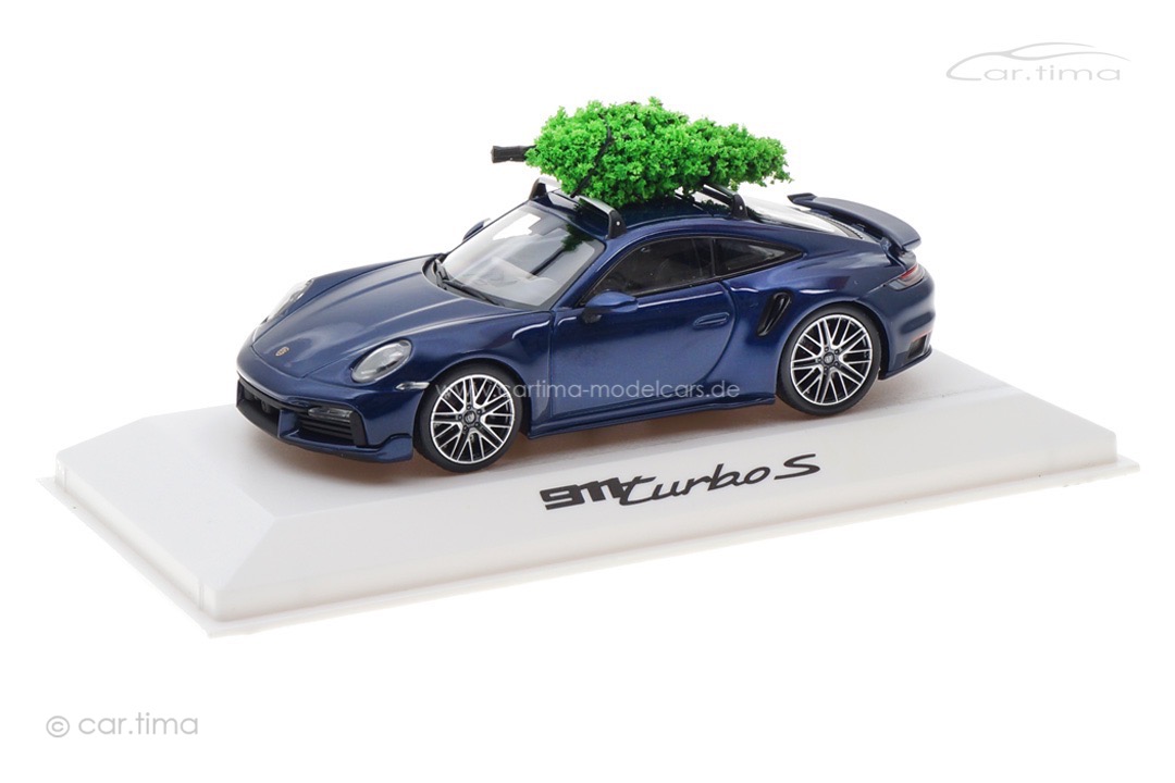 Porsche 911 (992) Turbo S Enzianblaumet. X-Mas 1:43 WAP0201640SXMAS