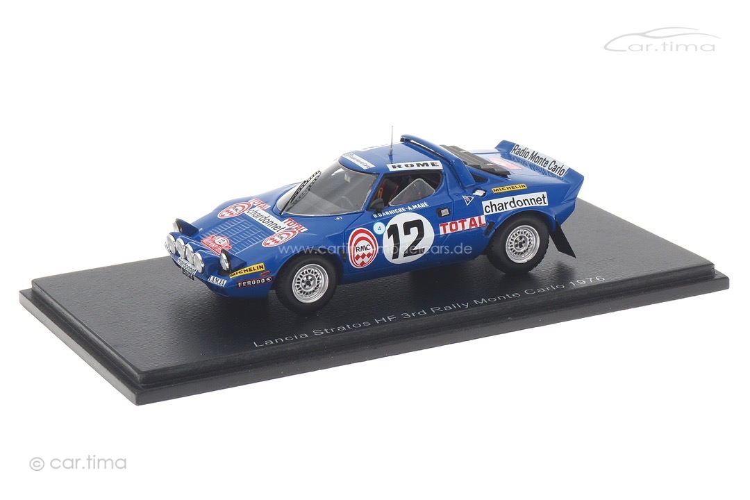 Lancia Stratos HF Rallye Monte Carlo 1976 Darniche/Mahé Spark 1:43 S9084