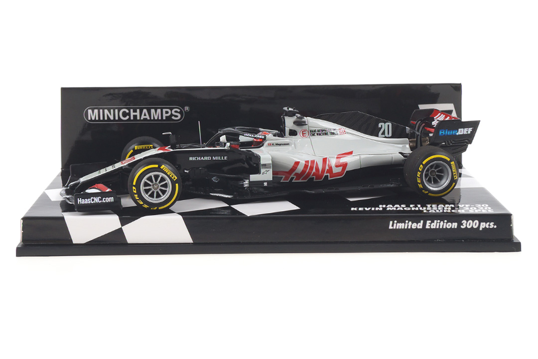 Haas F1 Team VF-20 Launch Spec 2020 Kevin Magnussen Minichamps 1:43 417200020