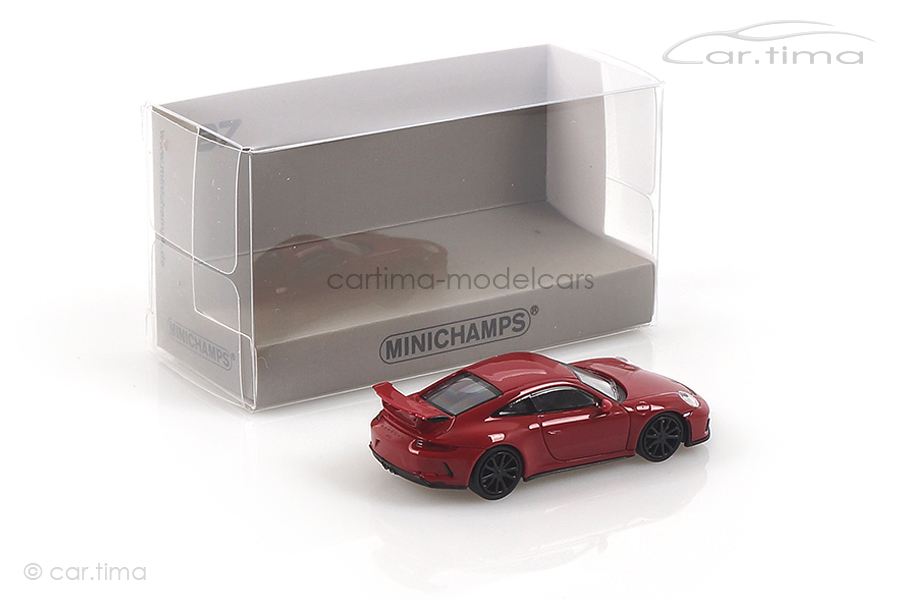 Porsche 911 (991 II) GT3 Karminrot Minichamps 1:87 870067322