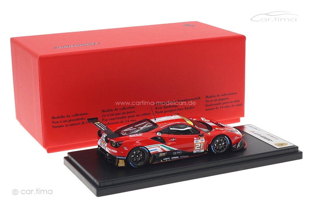 Ferrari 488 GTE EVO 24h Le Mans 2022 Mann/Ulrich/Vilander Looksmart 1:43 LSLM142