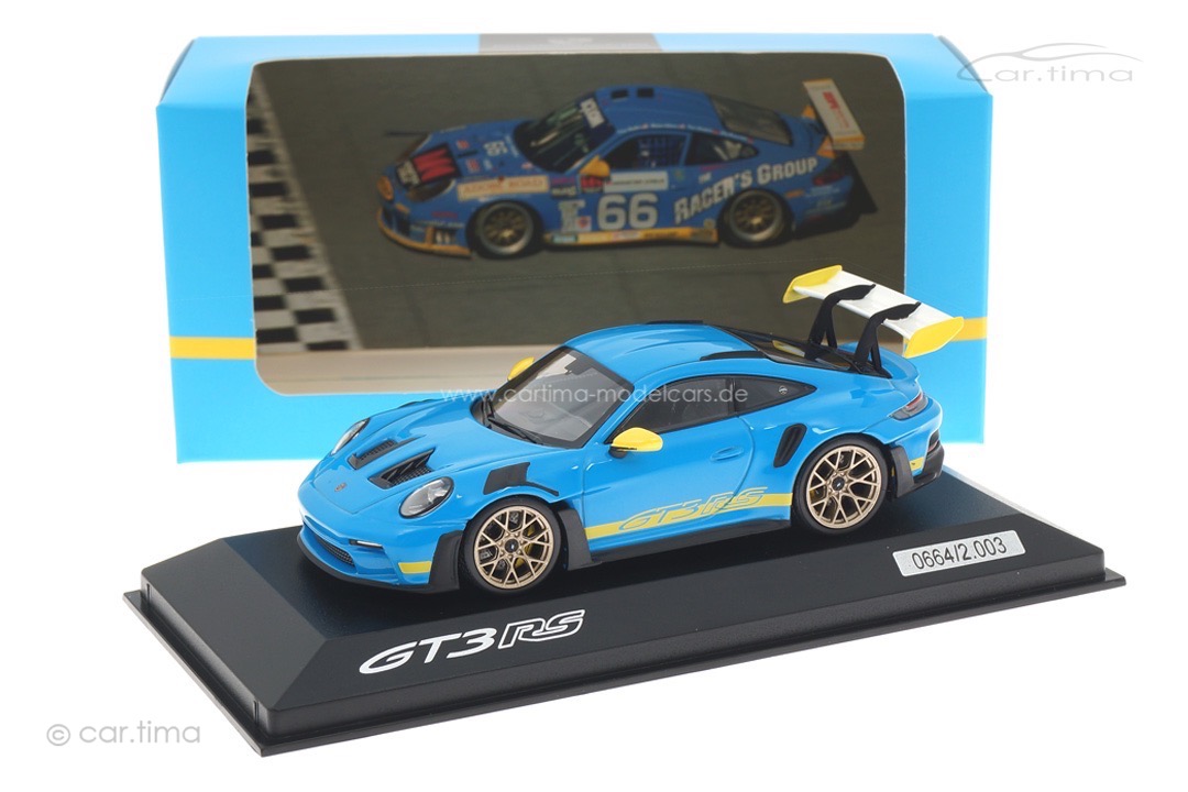 Porsche 911 (992) GT3 RS Rivierablau Tribute Daytona 2003 Minichamps 1:43 WAP0205110SGT3