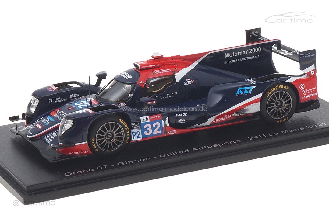 Oreca 07-Gibson 24h Le Mans 2021 Aberdein/Jamin/Maldonado Spark 1:43 S8247