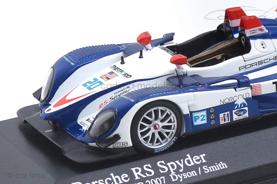 Porsche RS Spyder ALMS GP Utah 2007 Dyson/Smith Minichamps 1:43 400076620