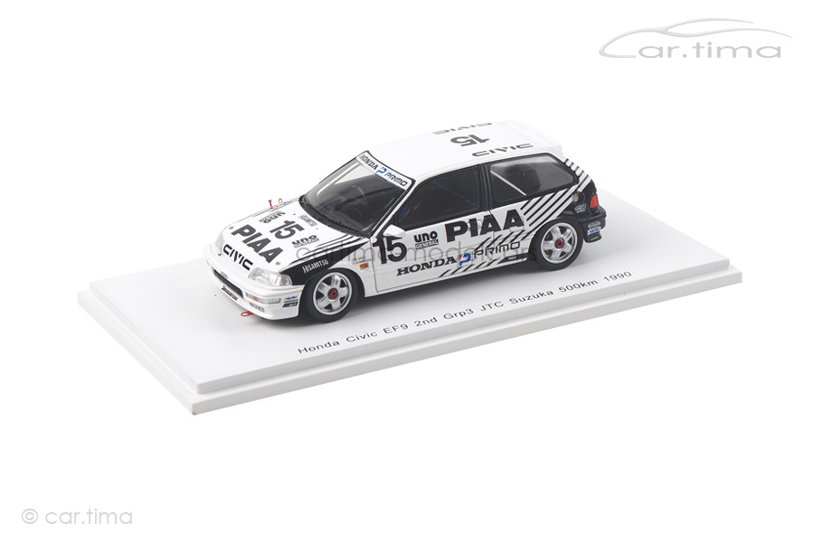 Honda Civic EF9 JTC Suzuka 500km 1990 Nakaya/Sato Spark 1:43 S5461