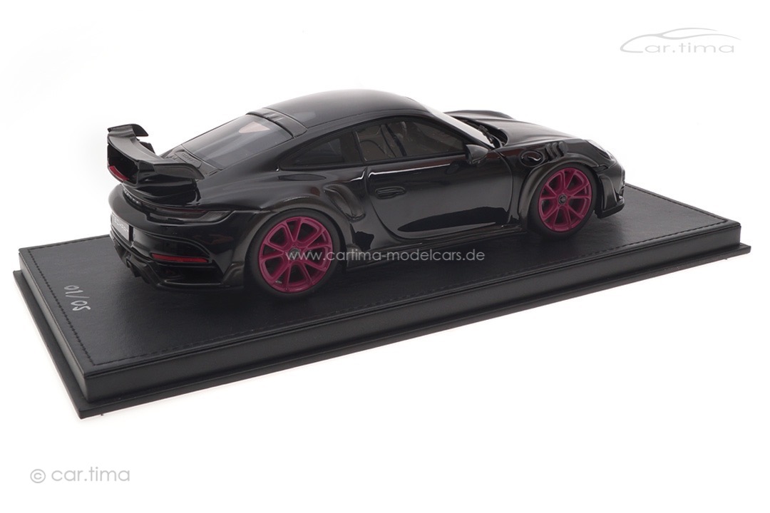 TECHART GTstreet R Basis 992 Schwarz/Rad Sternrubin car.tima CUSTOMIZED 1:18 CAC01823010