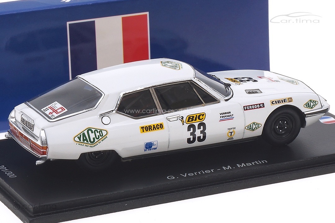 Citroen SM Tour de France 1972 Martin/Verrier Spark 1:43 SF198