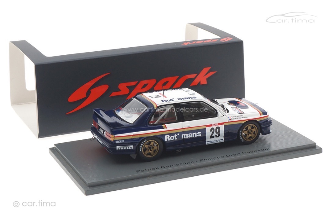 BMW E30 Tour de Corse Rallye de France 1991 Bernardini/Dran-Padovani Spark 1:43 S8489