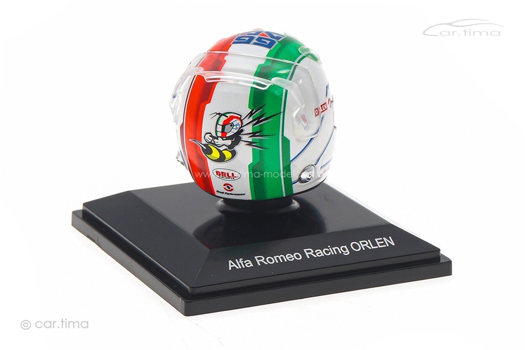 Helm/Helmet Alfa Romeo Racing ORLEN 2020 Antonio Giovinazzi Spark 1:8 HSP055