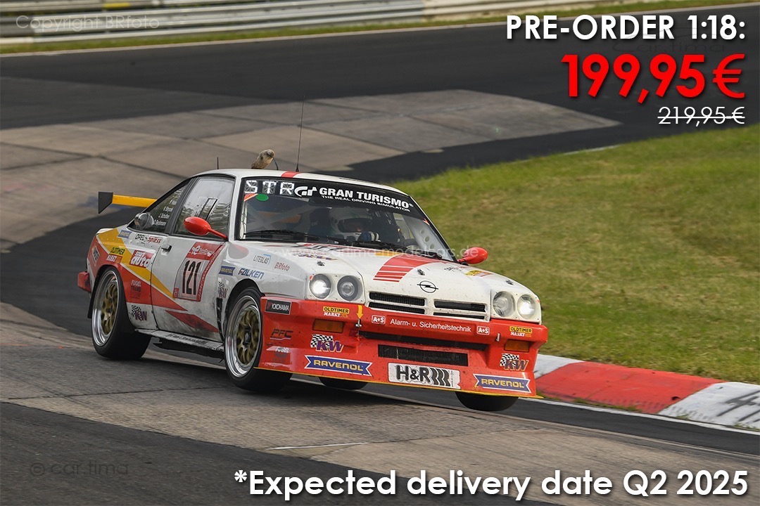 Opel Manta 24h Nürburgring 2023 Beckmann/Hass/Schulten/Strycek car.tima 1:18 CAR01825001