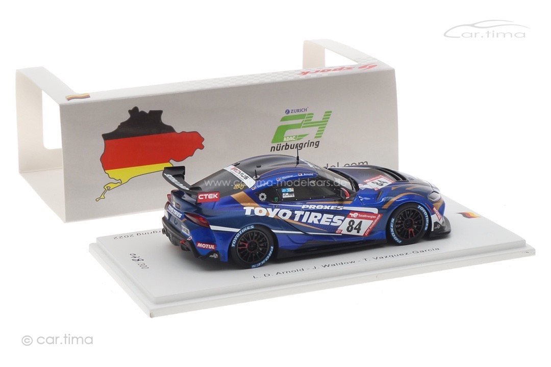 Toyota GR Supra GT4 24h Nürburgring 2022 Arnold/Waldow/Vazquez-Garcia Spark 1:43 SG859