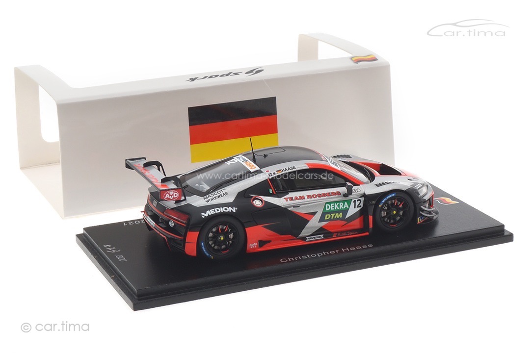 Audi R8 LMS GT3 Nürburgring DTM 2021 Christopher Haase Spark 1:43 SG804