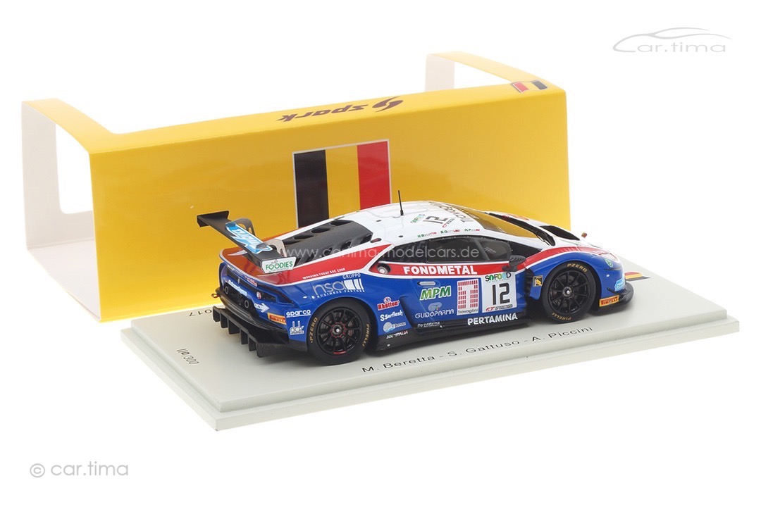 Lamborghini Huracán GT3 24h Spa 2017 Beretta/Gattuso/Piccini Spark 1:43 SB295