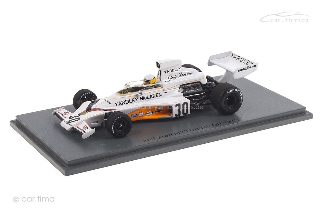 McLaren M23 GP Großbritannien 1973 Jody Scheckter Spark 1:43 S5736