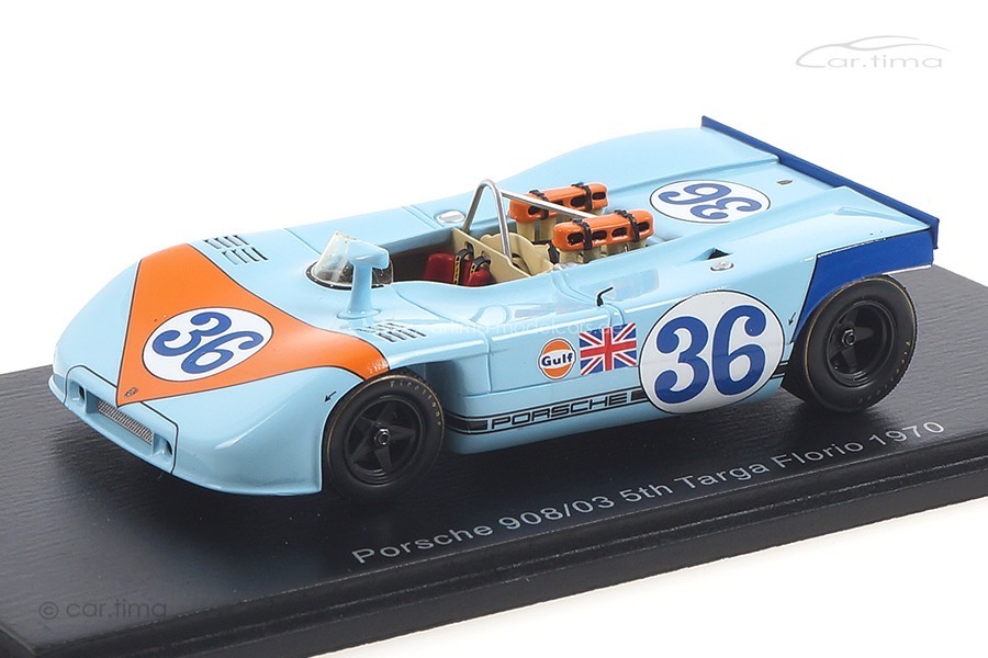 Porsche 908/03 Targa Florio 1970 Attwood/Waldegard Spark 1:43 S4625