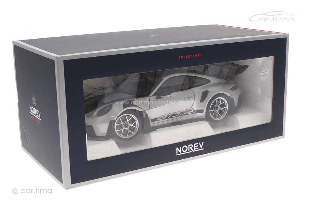 Porsche 911 (992) GT3 RS Weissach Paket GT-silbermet. Norev 1:18 187366