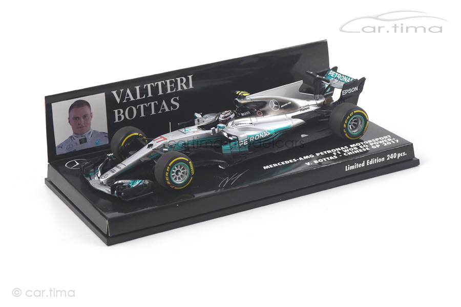 Mercedes F1 W08 China GP 2017 Valtteri Bottas Minichamps 1:43 417170277