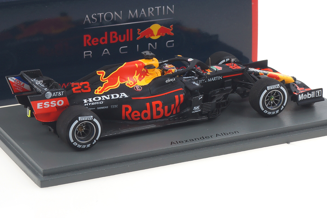 Aston Martin Red Bull RB16 Barcelona Test 2020 Alexander Albon Spark 1:43 S6459