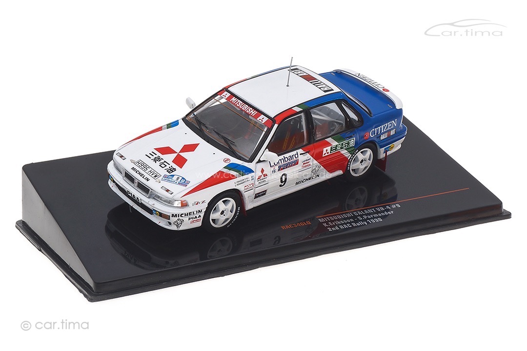 Mitsubishi Galant VR-4 RAC Rallye 1990 Eriksson/Parmander IXO 1:43 RAC346LQ