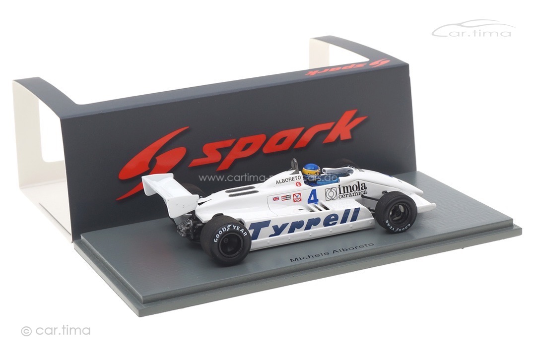 Tyrrell 011 GP Niederlande 1981 Michele Alboreto Spark 1:43 S7281