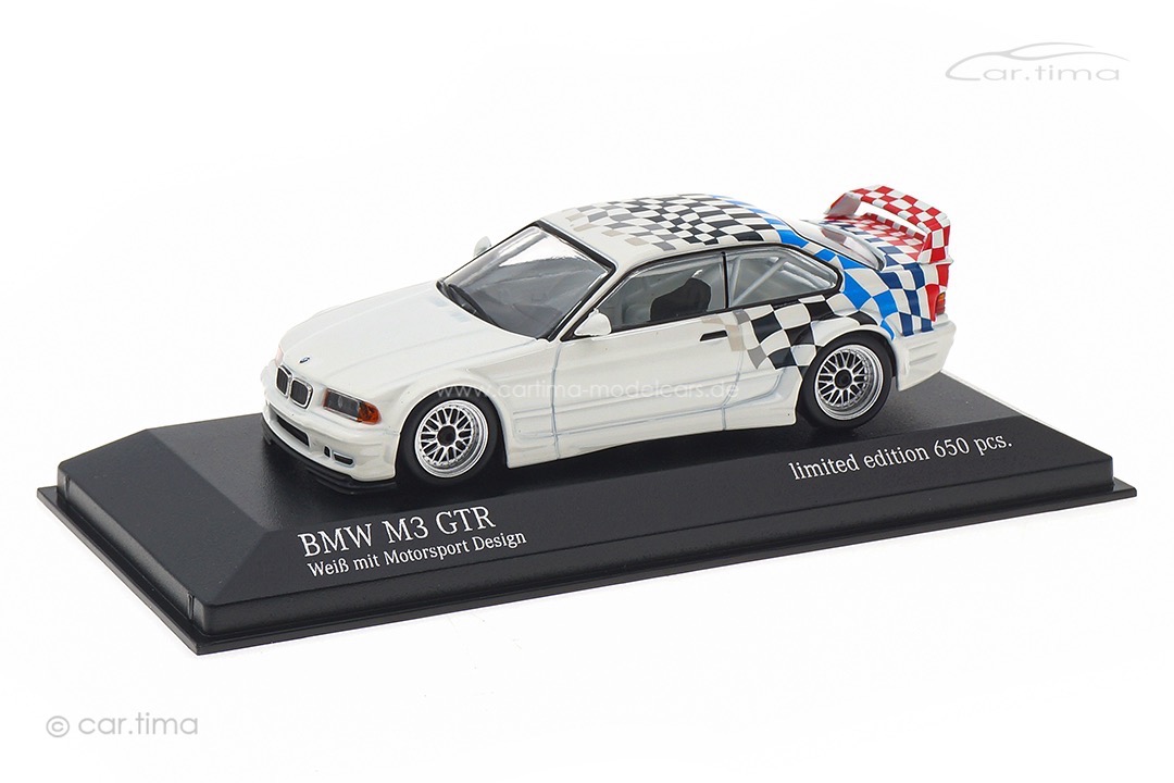 BMW M3 (E36) GTR weiß Minichamps 1:43 943023384