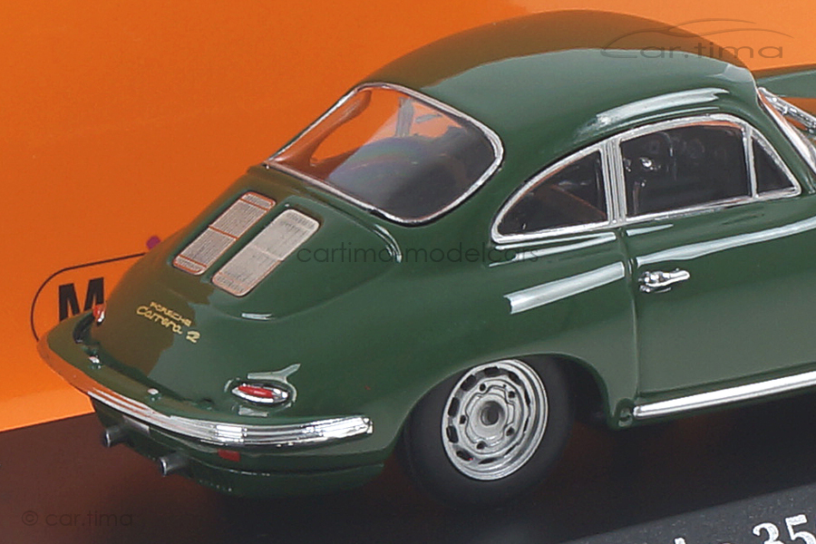 Porsche 356 C Carrera 2 1963 dunkelgrün Maxichamps 1:43 940062360