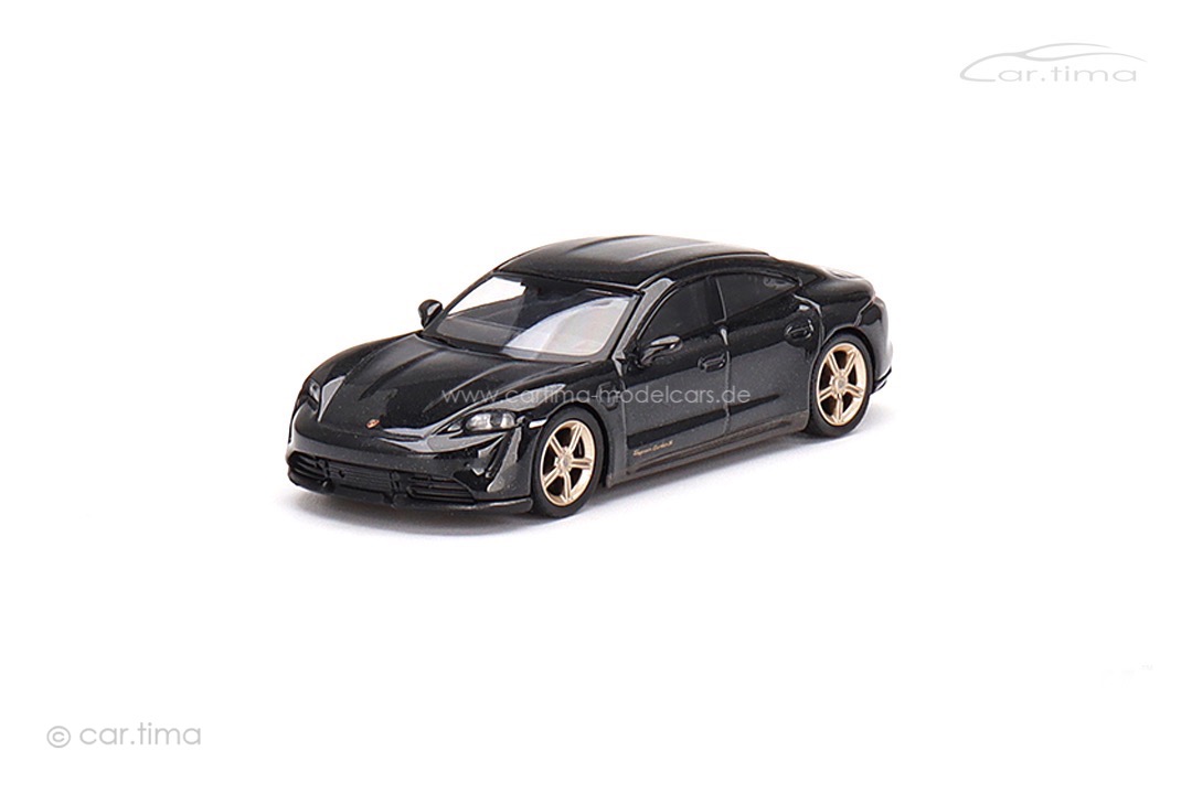 Porsche Taycan Turbo S Vulkangrau MINI GT 1:64 MGT00433-L