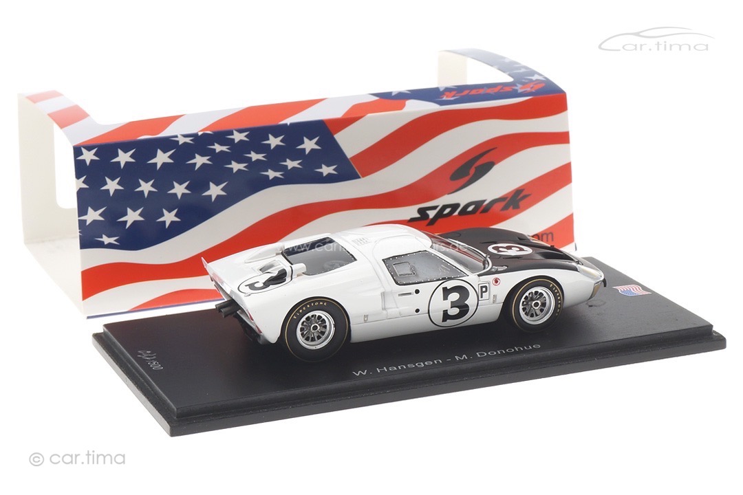 Ford GT40 Mk2 12h Sebring 1966 Hansgen/Donohue Spark 1:43 US255