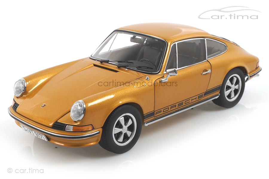 Porsche 911 S gold Schuco 1:18 450036100