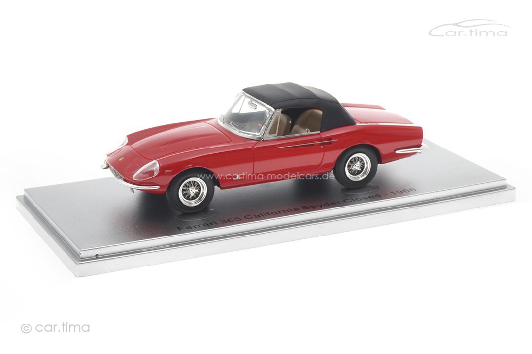 Ferrari 365 California Spyder Closed 1966 rot Kess 1:43 KE43056280