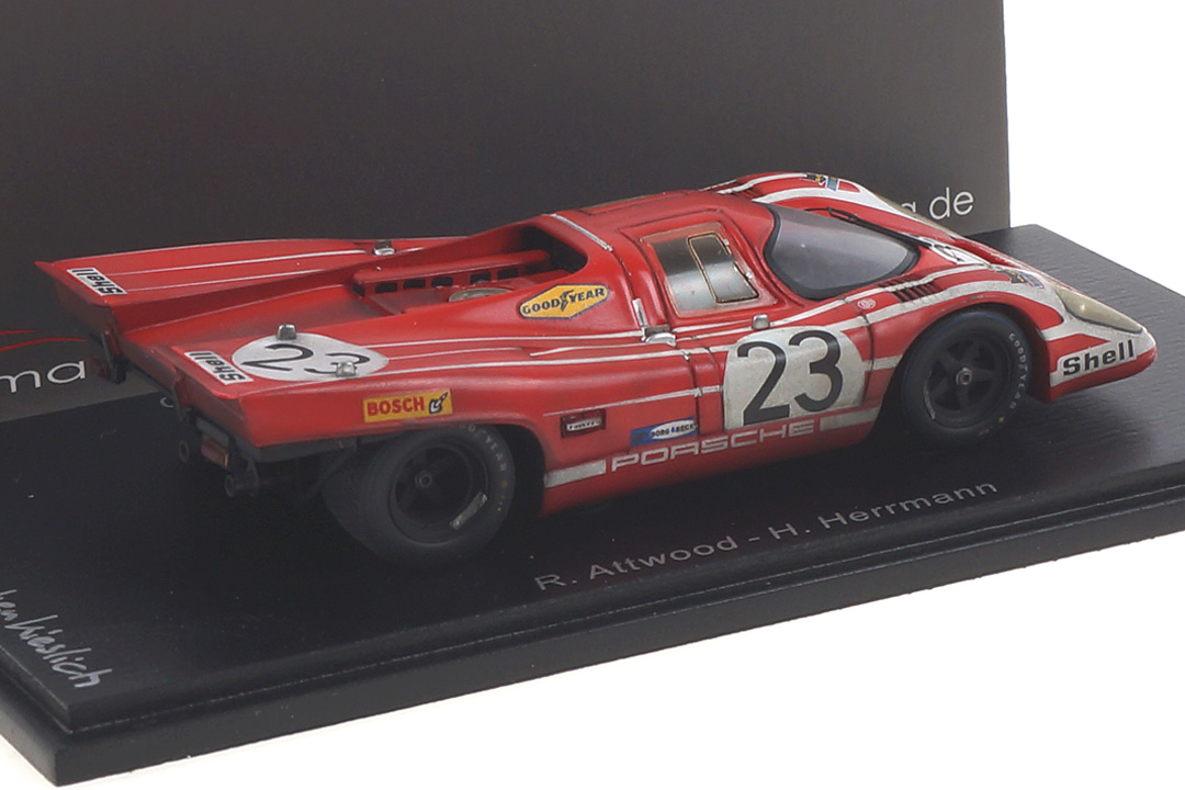 Porsche 917 Winner 24h Le Mans 1970 Attwood/Herrmann car.tima FINISH LINE 1:43