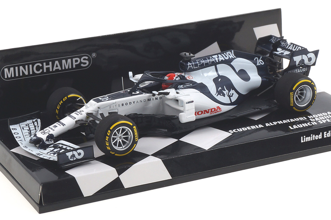 Scuderia Alpha Tauri Honda AT01 Launch spec 2020 Daniil Kvyat Minichamps 1:43 417200026