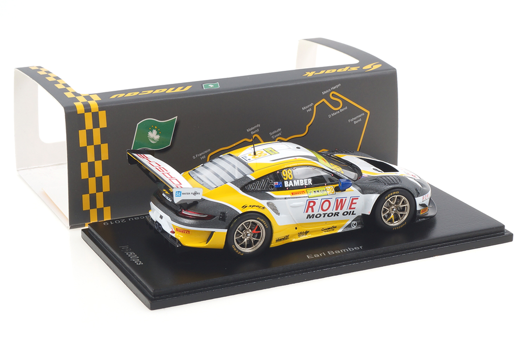 Porsche 911 GT3 R Macau 2019 Earl Bamber Spark 1:43 SA211