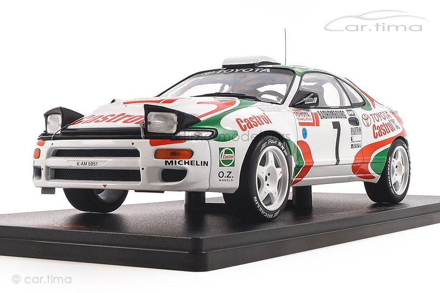 Toyota Celica ST185 Rallye Monte Carlo 1993 Kankkunen/Pironen IXO 1:18 18RMC041B