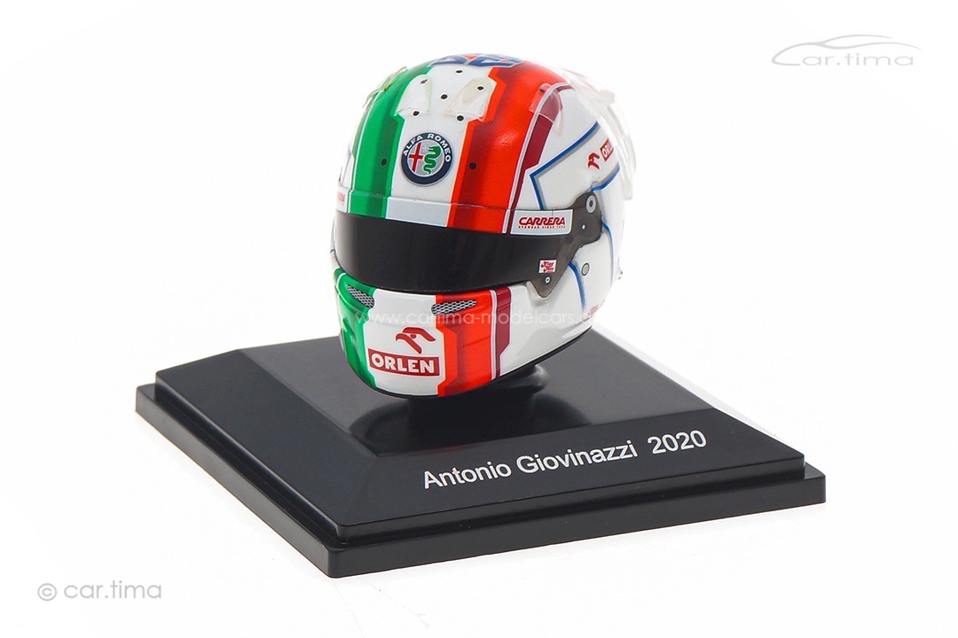 Helm/Helmet Alfa Romeo Racing ORLEN 2020 Antonio Giovinazzi Spark 1:8 HSP055