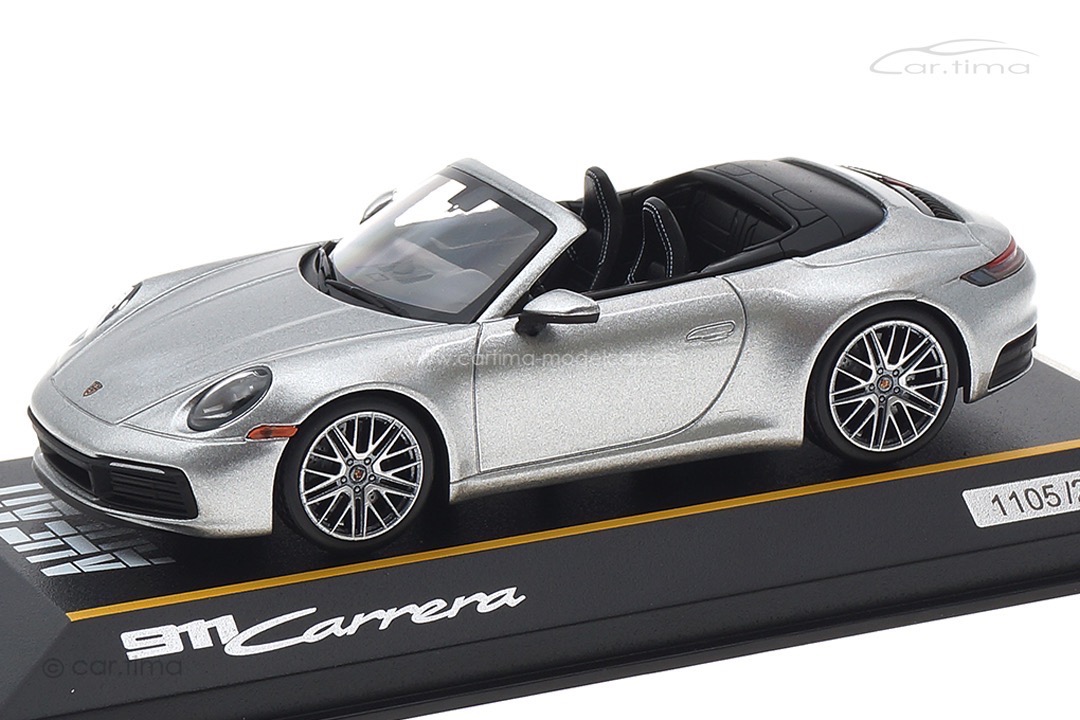 Porsche 911 (992) Carrera Cabriolet  GT-silber Minichamps 1:43 WAP0200420SKAE