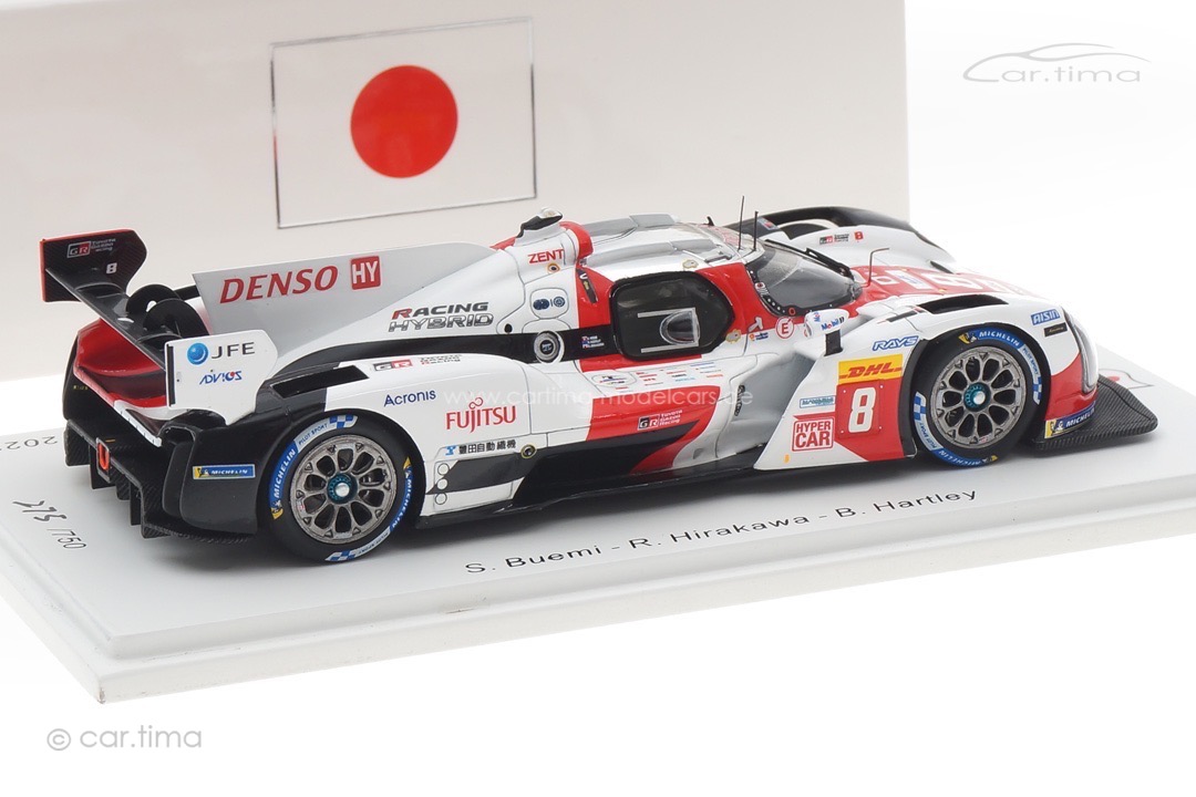 Toyota GR010 Hybrid Winner 6h Fuji 2022 Buemi/Hartley/Hirakawa Spark 1:43 SJ103