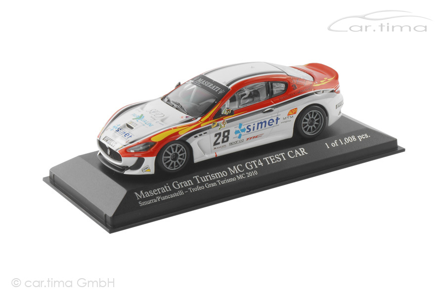 Maserati Gran Turismo MC GT4 Smurra/Piancastelli Minichamps 1:43 400101228