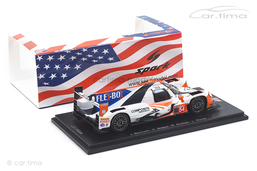 Oreca 07-Gibson 24h Daytona 2018 Bennett/Braun/Dumas Spark 1:43 US037