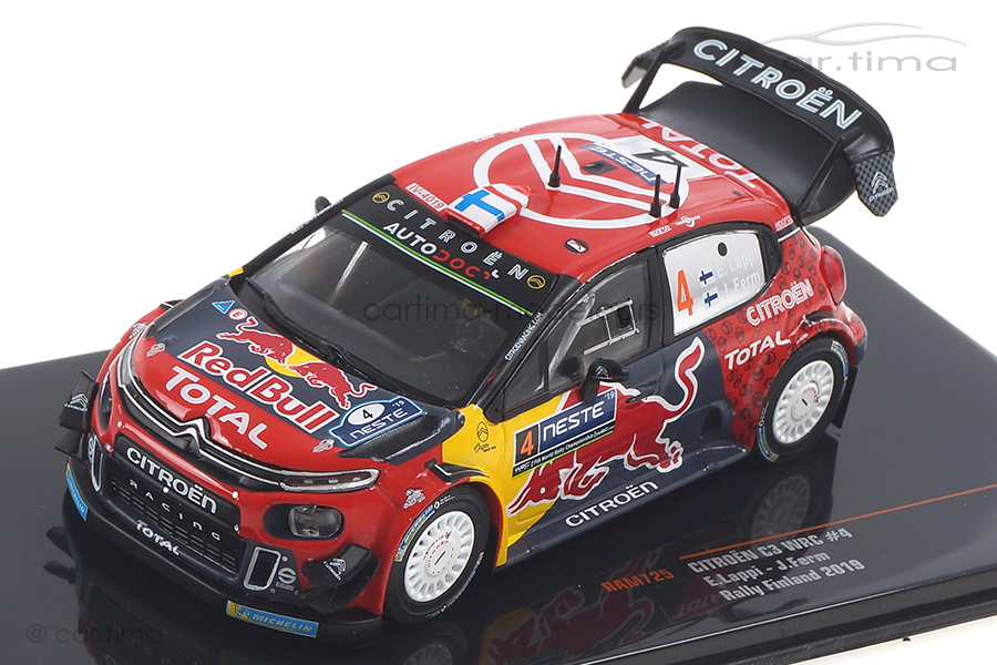 Citroen C3 WRC Rallye Finnland 2019 Lappi/Ferm IXO 1:43 RAM725