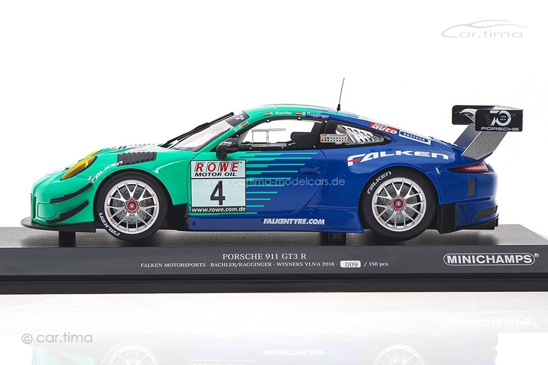 Porsche 911 GT3 R Winner VLN Nürburgring 2018 Bachler/Ragginger Minichamps 1:18 153186994