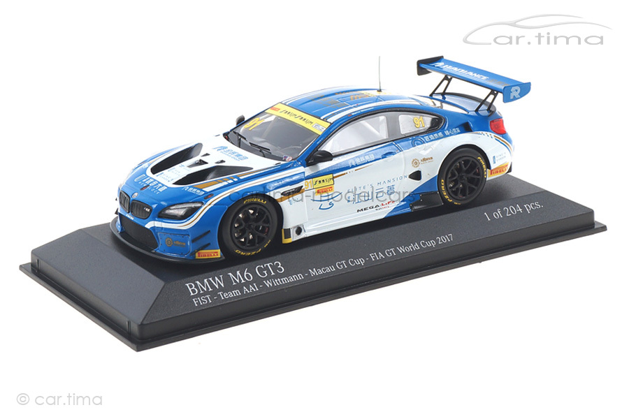 BMW M6 GT3 Macau GT Cup 2017 Marco Wittmann Minichamps 1:43 437172691