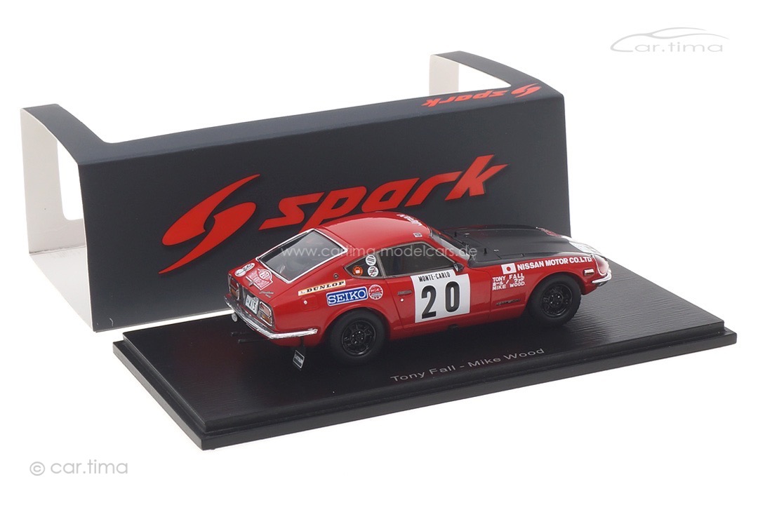 Datsun 240 Z Rallye Monte Carlo 1972 Fall/Wood Spark 1:43 S6284