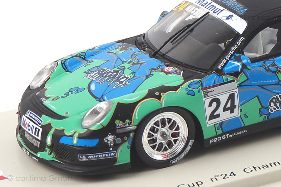 Porsche 911 (997) GT3 Cup Champion Class B Carrera Cup 2010 Hassid Spark 1:43 SF069