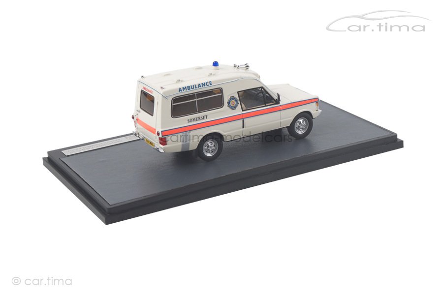 Range Rover Herbert Lomas Somerset Ambulance Service 1972 weiß Matrix Scale Models 1:43 MX11701-031