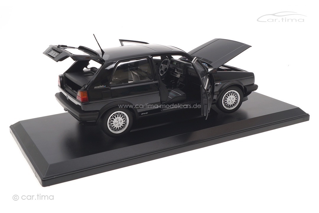 VW Volkswagen Golf II GTI Match 1989 schwarz met. Norev 1:18 188559